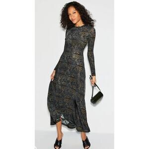 Ulla Johnson Amari Jersey Long Sleeve Dress Size P